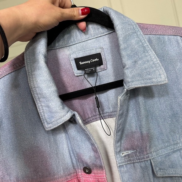 Barney Cools Unisex Tie Dye B.Rigid Denim Jean Jacket - Men’s Size M - NWOT - Picture 10 of 10